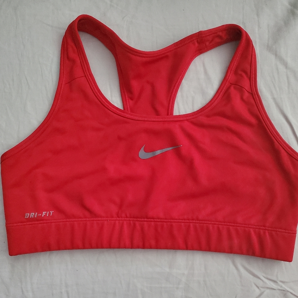 Red Nike Sports Bra